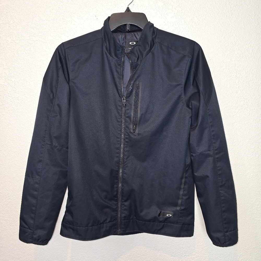 Oakley Black Jacket Mens Full Zipper Small